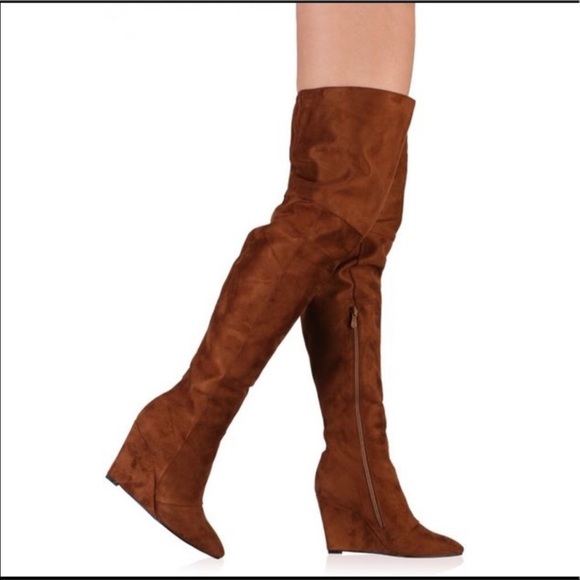 Public Desire Thigh High Boots - Picture 2 of 5